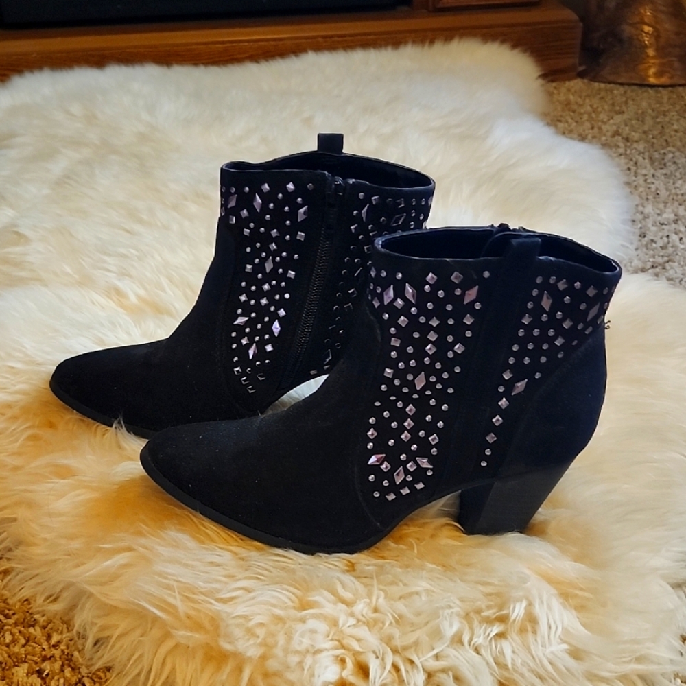 Studded Ankle Boots - NWOT